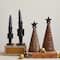 Hello Honey® 5.5" Black Cast Metal Soldier Taper Candle Holder
